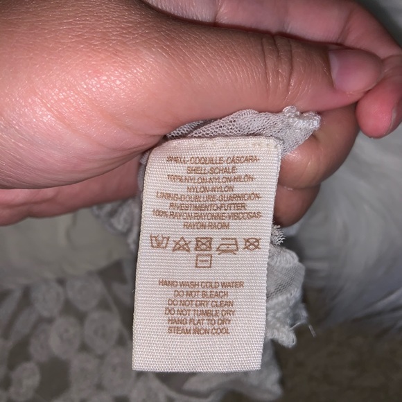 Free People Floral Embroidered Dress XS - Picture 5 of 8